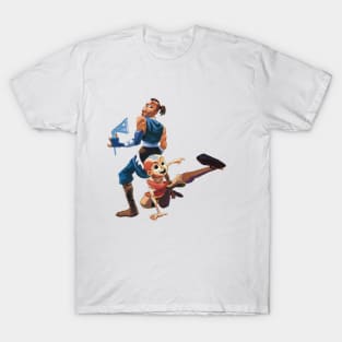 Aang and Sokka T-Shirt
